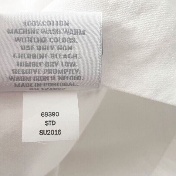 Serena & Lilly Set of 2 TWO Standard Pillow Shams Pillowcase Purple Border - Picture 4 of 5